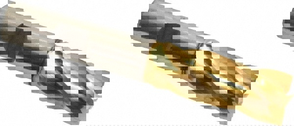 Square End Mill: 19/32'' Dia, 1-3/8'' LOC, 1/2'' Shank Dia, 3-3/8'' OAL, 4 Flutes, High Speed Steel