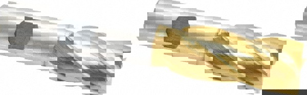 Square End Mill: 5/8'' Dia, 1-3/8'' LOC, 1/2'' Shank Dia, 3-3/8'' OAL, 4 Flutes, High Speed Steel