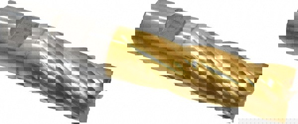 Square End Mill: 25/32'' Dia, 1-7/8'' LOC, 3/4'' Shank Dia, 4-1/8'' OAL, 4 Flutes, High Speed Steel