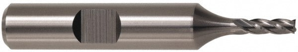 Square End Mill: 1-1/8'' Dia, 2'' LOC, 7/8'' Shank Dia, 4-1/2'' OAL, 4 Flutes, High Speed Steel