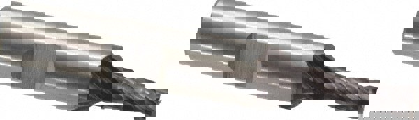 Square End Mill: 3/16'' Dia, 1/2'' LOC, 3/8'' Shank Dia, 2-3/8'' OAL, 4 Flutes, High Speed Steel