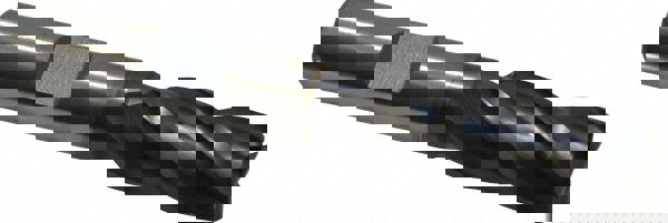 Square End Mill: 7/16'' Dia, 1'' LOC, 3/8'' Shank Dia, 2-11/16'' OAL, 4 Flutes, High Speed Steel