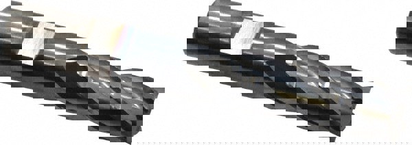 Square End Mill: 1/2'' Dia, 1-1/4'' LOC, 1/2'' Shank Dia, 3-1/4'' OAL, 4 Flutes, High Speed Steel