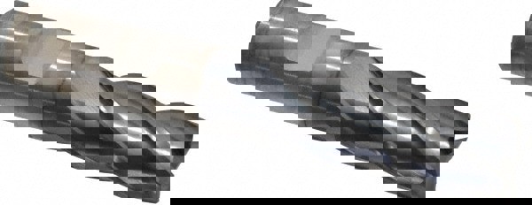 Square End Mill: 21/32'' Dia, 1-5/8'' LOC, 5/8'' Shank Dia, 3-3/4'' OAL, 4 Flutes, High Speed Steel