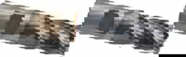 Square End Mill: 23/32'' Dia, 1-5/8'' LOC, 3/4'' Shank Dia, 3-7/8'' OAL, 4 Flutes, High Speed Steel