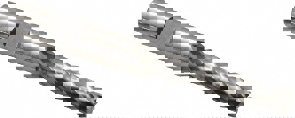 Square End Mill: 9/32'' Dia, 1-3/8'' LOC, 3/8'' Shank Dia, 3-1/8'' OAL, 4 Flutes, High Speed Steel