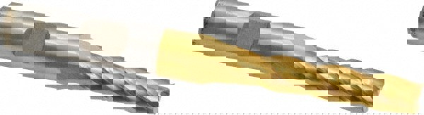 Square End Mill: 9/32'' Dia, 1-3/8'' LOC, 3/8'' Shank Dia, 3-1/8'' OAL, 4 Flutes, High Speed Steel