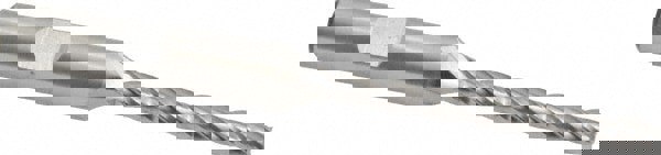 Square End Mill: 3/16'' Dia, 1-3/4'' LOC, 3/8'' Shank Dia, 3-9/16'' OAL, 4 Flutes, High Speed Steel