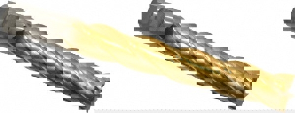 Square End Mill: 7/8'' Dia, 5'' LOC, 7/8'' Shank Dia, 7-1/4'' OAL, 4 Flutes, High Speed Steel