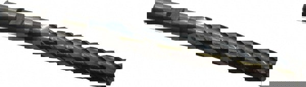 Square End Mill: 7/16'' Dia, 2-3/4'' LOC, 3/8'' Shank Dia, 4-1/2'' OAL, 4 Flutes, High Speed Steel