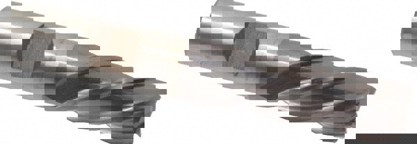 Square End Mill: 1/2'' Dia, 1-1/4'' LOC, 1/2'' Shank Dia, 3-1/4'' OAL, 4 Flutes, High Speed Steel