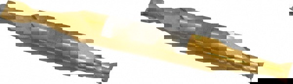 Square End Mill: 1/4'' Dia, 1/2'' LOC, 3/8'' Shank Dia, 3-3/8'' OAL, 2 Flutes, High Speed Steel