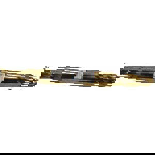 Square End Mill: 5/16'' Dia, 9/16'' LOC, 3/8'' Shank Dia, 3-1/2'' OAL, 2 Flutes, High Speed Steel