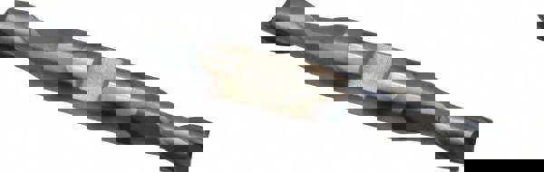 Square End Mill: 5/16'' Dia, 9/16'' LOC, 3/8'' Shank Dia, 3-1/2'' OAL, 2 Flutes, High Speed Steel