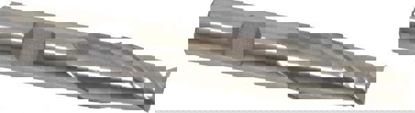 Square End Mill: 35/64'' Dia, 1-1/8'' LOC, 1/2'' Shank Dia, 3-3/8'' OAL, 2 Flutes, High Speed Steel