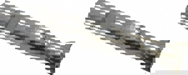 Square End Mill: 39/64'' Dia, 1-1/8'' LOC, 1/2'' Shank Dia, 3-3/8'' OAL, 2 Flutes, High Speed Steel