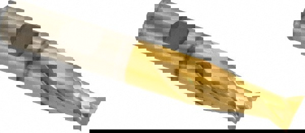 Square End Mill: 31/64'' Dia, 13/16'' LOC, 1/2'' Shank Dia, 3-1/4'' OAL, 2 Flutes, High Speed Steel