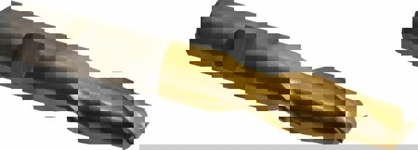 Square End Mill: 33/64'' Dia, 1-1/8'' LOC, 1/2'' Shank Dia, 3-3/8'' OAL, 2 Flutes, High Speed Steel