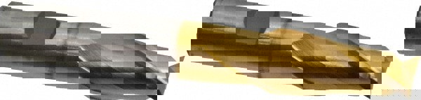 Square End Mill: 35/64'' Dia, 1-1/8'' LOC, 1/2'' Shank Dia, 3-3/8'' OAL, 2 Flutes, High Speed Steel