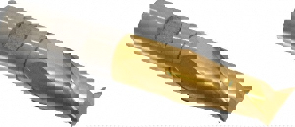 Square End Mill: 11/16'' Dia, 1-5/16'' LOC, 5/8'' Shank Dia, 3-3/4'' OAL, 2 Flutes, High Speed Steel