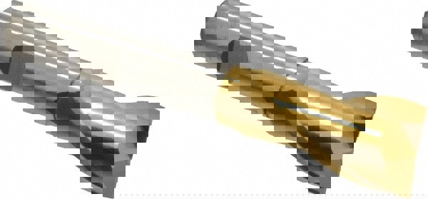 Square End Mill: 3/4'' Dia, 1-5/16'' LOC, 1/2'' Shank Dia, 3-5/8'' OAL, 2 Flutes, High Speed Steel