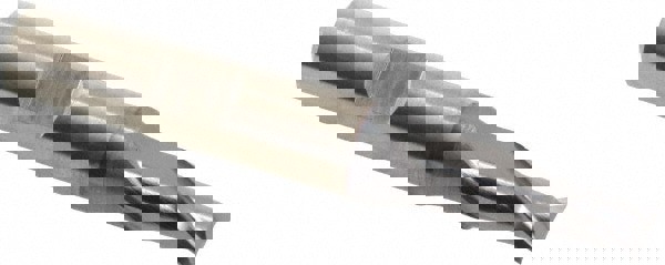 Square End Mill: 9/32'' Dia, 9/16'' LOC, 3/8'' Shank Dia, 2-1/2'' OAL, 2 Flutes, High Speed Steel