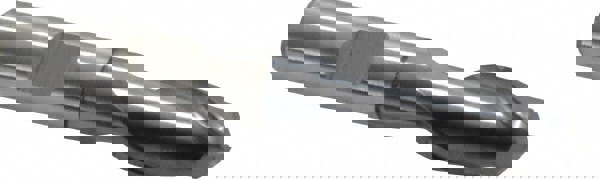 Square End Mill: 7/16'' Dia, 13/16'' LOC, 3/8'' Shank Dia, 2-11/16'' OAL, 2 Flutes, High Speed Steel