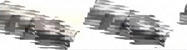 Square End Mill: 17/32'' Dia, 1-1/8'' LOC, 1/2'' Shank Dia, 3-3/8'' OAL, 2 Flutes, High Speed Steel