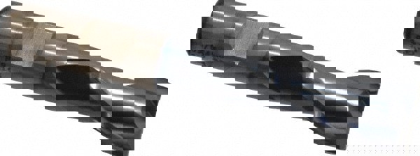 Square End Mill: 39/64'' Dia, 1-1/8'' LOC, 1/2'' Shank Dia, 3-3/8'' OAL, 2 Flutes, High Speed Steel