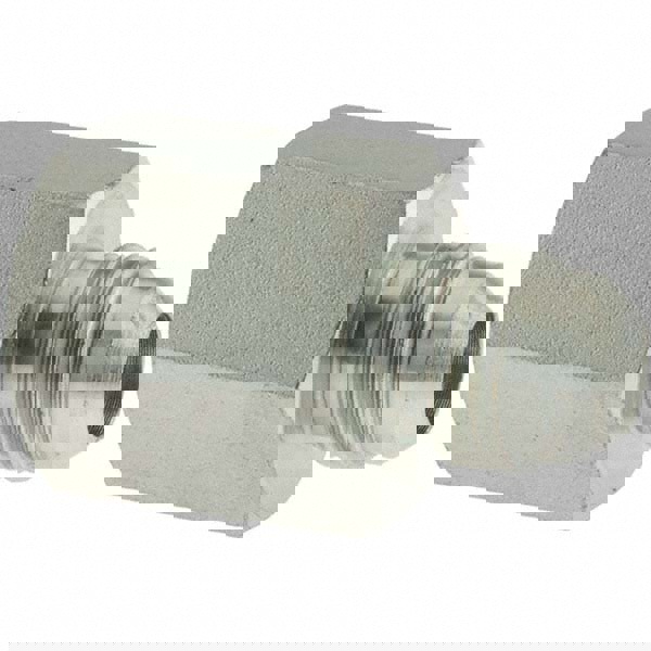 Steel Flared Tube Connector: 3/8