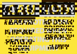 Accident Prevention Label: 3