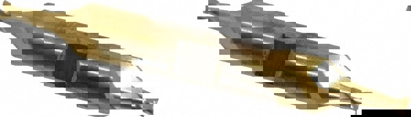 Square End Mill: 1/8'' Dia, 3/16'' LOC, 3/8'' Shank Dia, 2-3/4'' OAL, 2 Flutes, High Speed Steel