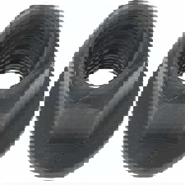 Hex Lock Nut: Distorted Thread, 5/8-11, Grade G Steel, Uncoated