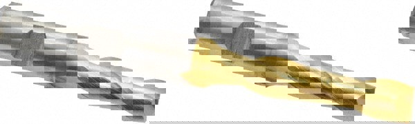 Square End Mill: 5/16'' Dia, 1-3/8'' LOC, 3/8'' Shank Dia, 3-1/8'' OAL, 2 Flutes, High Speed Steel