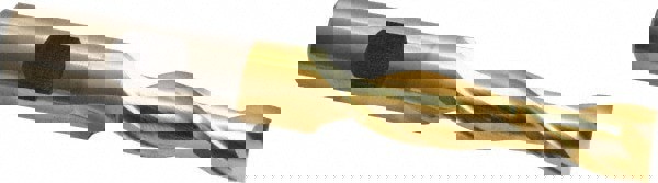 Square End Mill: 7/16'' Dia, 1-3/4'' LOC, 1/2'' Shank Dia, 3-1/4'' OAL, 2 Flutes, High Speed Steel