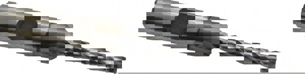 Square End Mill: 3/16'' Dia, 1-1/4'' LOC, 3/8'' Shank Dia, 3-1/16'' OAL, 2 Flutes, High Speed Steel