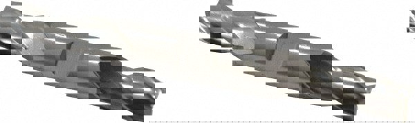 Square End Mill: 7/16'' Dia, 1'' LOC, 1/2'' Shank Dia, 4-1/8'' OAL, 3 Flutes, High Speed Steel