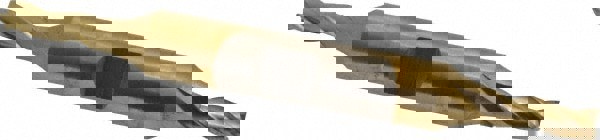 Square End Mill: 3/16'' Dia, 1/2'' LOC, 3/8'' Shank Dia, 3-1/4'' OAL, 3 Flutes, High Speed Steel