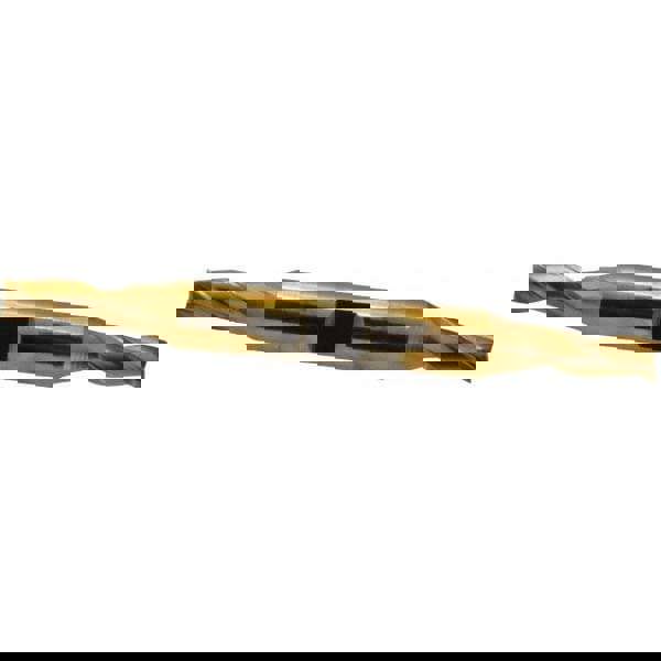 Square End Mill: 1/4'' Dia, 5/8'' LOC, 3/8'' Shank Dia, 3-3/8'' OAL, 3 Flutes, High Speed Steel