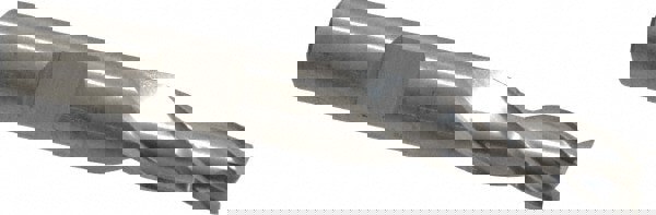 Square End Mill: 5/16'' Dia, 3/4'' LOC, 3/8'' Shank Dia, 2-1/2'' OAL, 3 Flutes, High Speed Steel