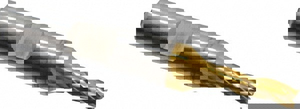 Square End Mill: 3/16'' Dia, 1/2'' LOC, 3/8'' Shank Dia, 2-3/8'' OAL, 3 Flutes, High Speed Steel