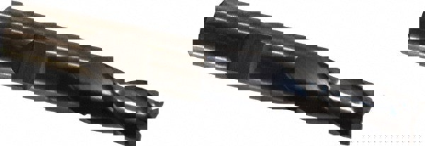 Square End Mill: 5/16'' Dia, 3/4'' LOC, 3/8'' Shank Dia, 2-1/2'' OAL, 3 Flutes, High Speed Steel