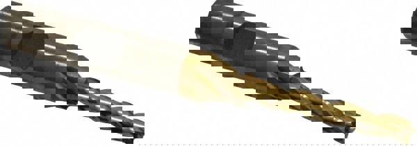 Square End Mill: 3/16'' Dia, 1-1/4'' LOC, 3/8'' Shank Dia, 3-1/16'' OAL, 3 Flutes, High Speed Steel