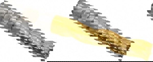 Square End Mill: 1/2'' Dia, 2'' LOC, 1/2'' Shank Dia, 4'' OAL, 3 Flutes, High Speed Steel