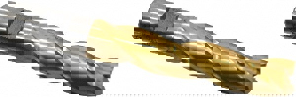 Square End Mill: 3/4'' Dia, 3'' LOC, 3/4'' Shank Dia, 5-1/4'' OAL, 3 Flutes, High Speed Steel