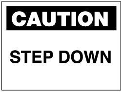 Accident Prevention Sign: Rectangle, 