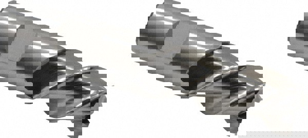 Square End Mill: 3/4'' Dia, 1-5/8'' LOC, 3/4'' Shank Dia, 3-3/4'' OAL, 3 Flutes, Powdered Metal