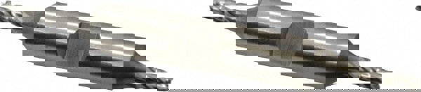 Square End Mill: 1/8'' Dia, 3/8'' LOC, 3/8'' Shank Dia, 3-1/16'' OAL, 4 Flutes, High Speed Steel