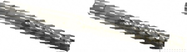 Square End Mill: 3/8'' Dia, 2-1/2'' LOC, 3/8'' Shank Dia, 4-1/4'' OAL, 4 Flutes, High Speed Steel