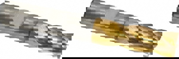 Square End Mill: 3/8'' Dia, 3/4'' LOC, 3/8'' Shank Dia, 2-1/2'' OAL, 4 Flutes, High Speed Steel